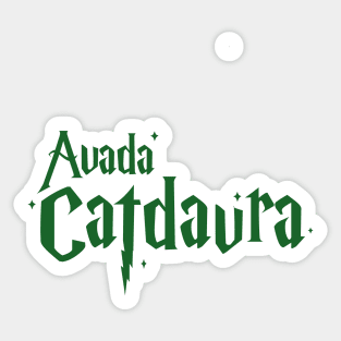 Avada Catdavra Sticker